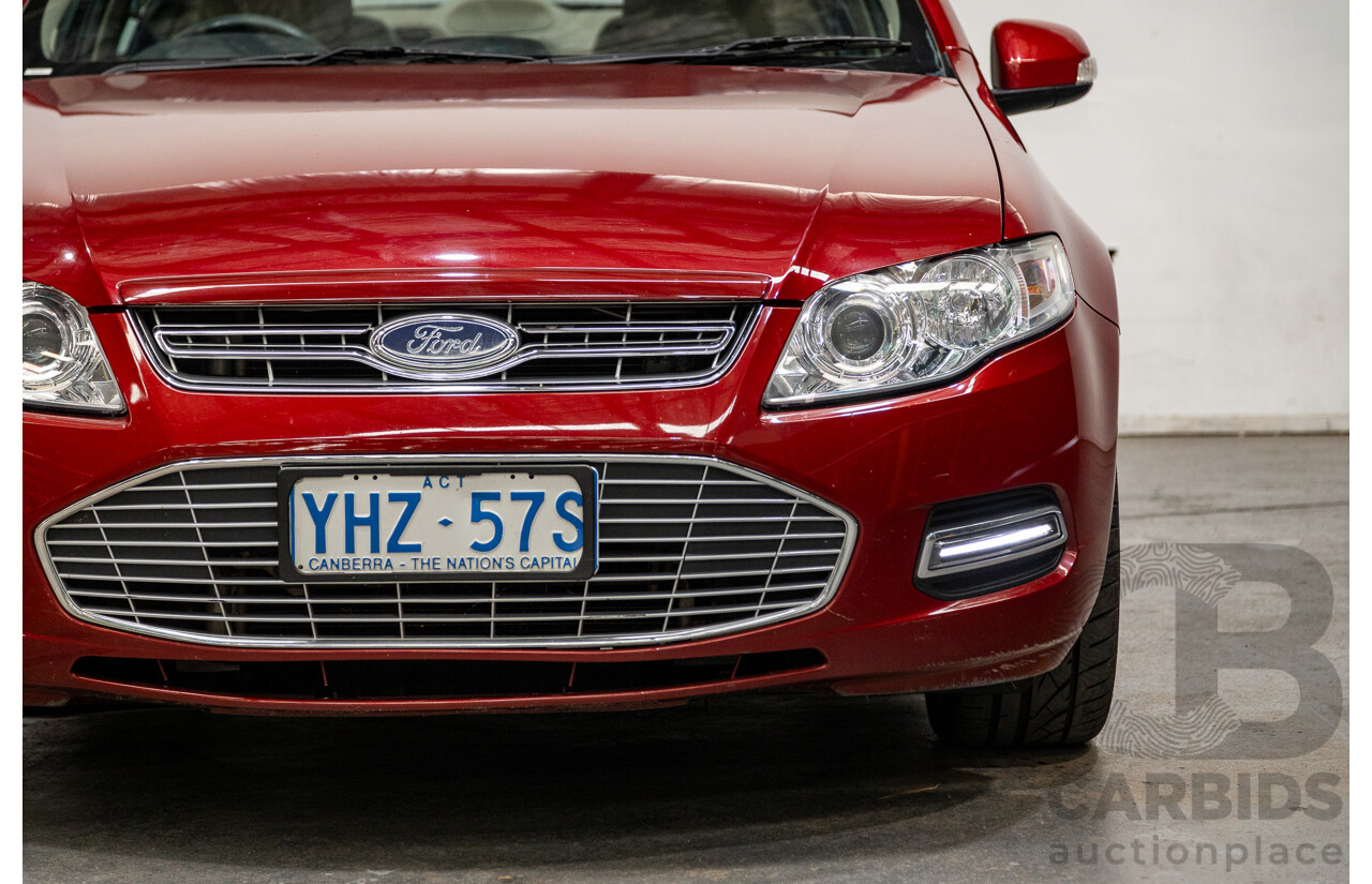 10/2012 Ford G6 E FG MK2 4d Sedan Emperor Red 4.0L