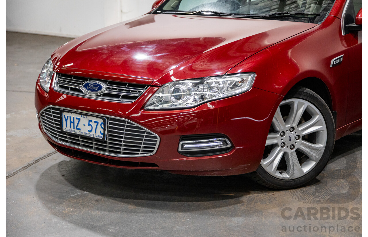 10/2012 Ford G6 E FG MK2 4d Sedan Emperor Red 4.0L