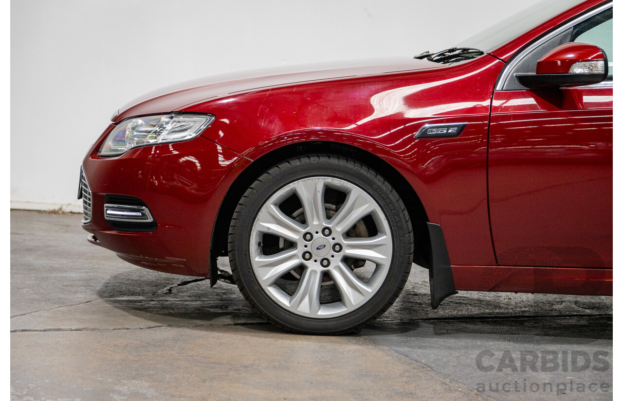 10/2012 Ford G6 E FG MK2 4d Sedan Emperor Red 4.0L