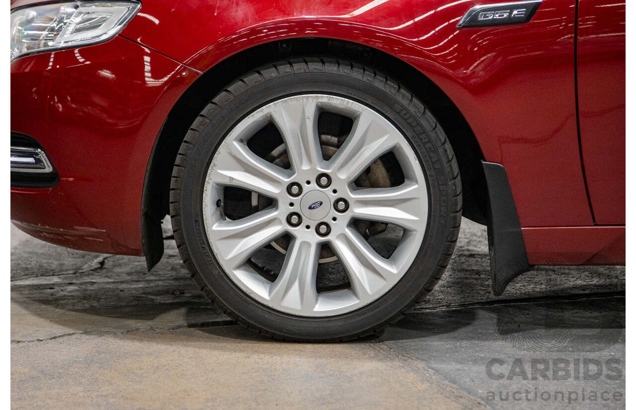 10/2012 Ford G6 E FG MK2 4d Sedan Emperor Red 4.0L