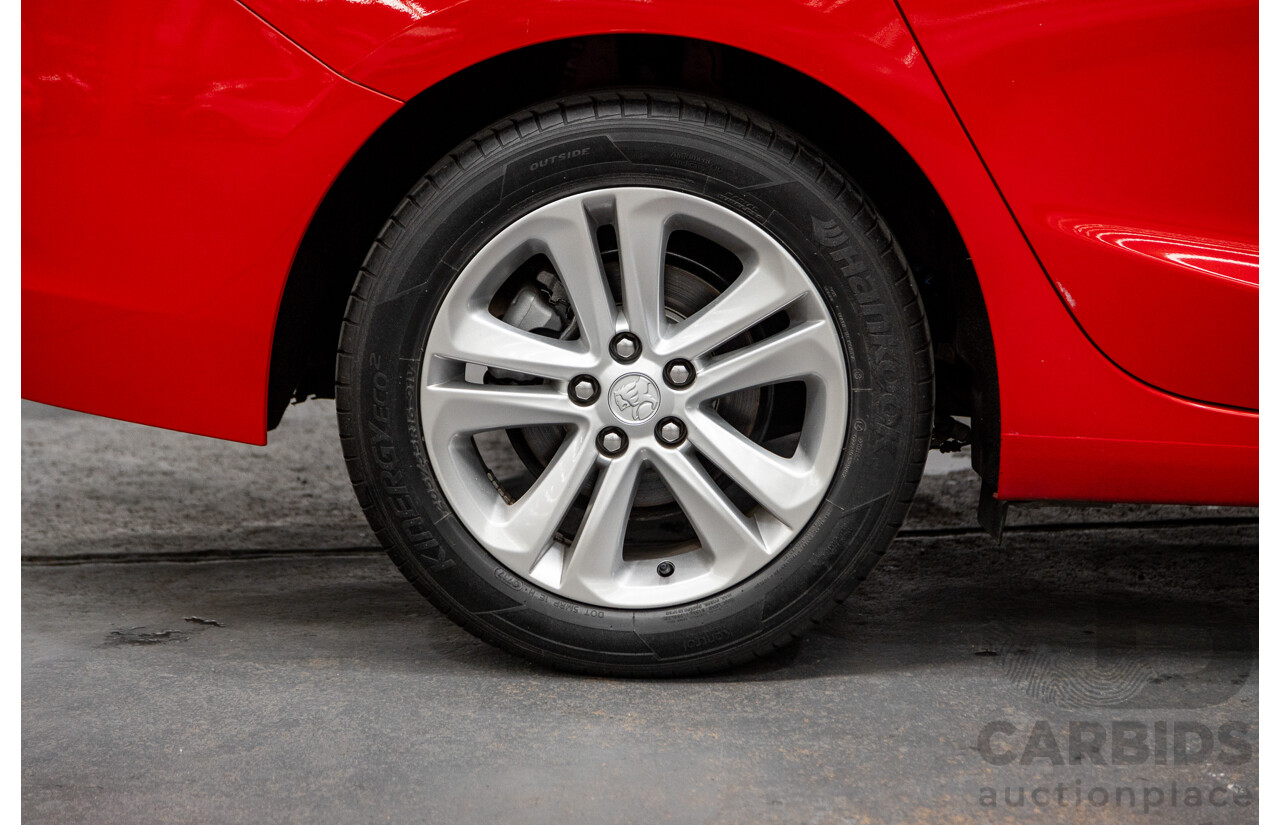 02/2018 Holden Astra LS BL 4d Sedan Absolute Red 1.4L