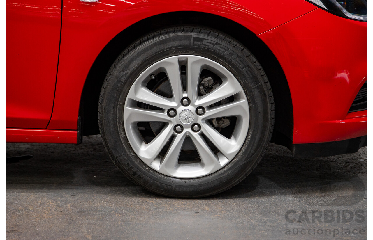 02/2018 Holden Astra LS BL 4d Sedan Absolute Red 1.4L