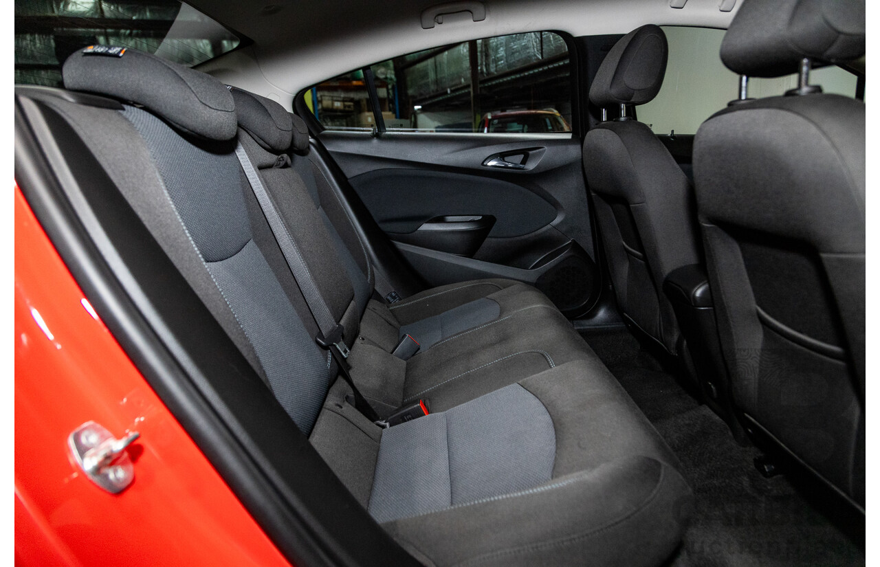 02/2018 Holden Astra LS BL 4d Sedan Absolute Red 1.4L