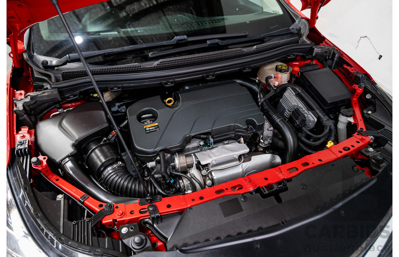 02/2018 Holden Astra LS BL 4d Sedan Absolute Red 1.4L
