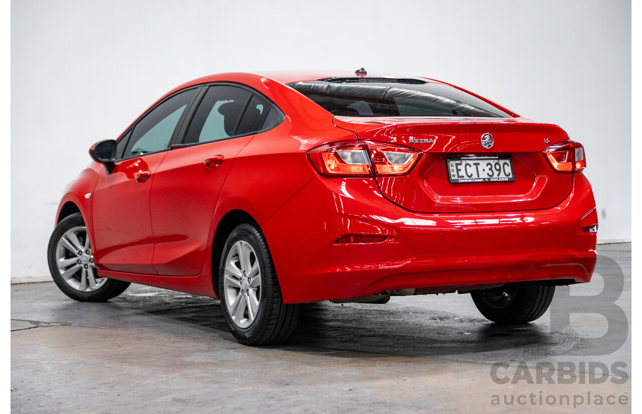 02/2018 Holden Astra LS BL 4d Sedan Absolute Red 1.4L
