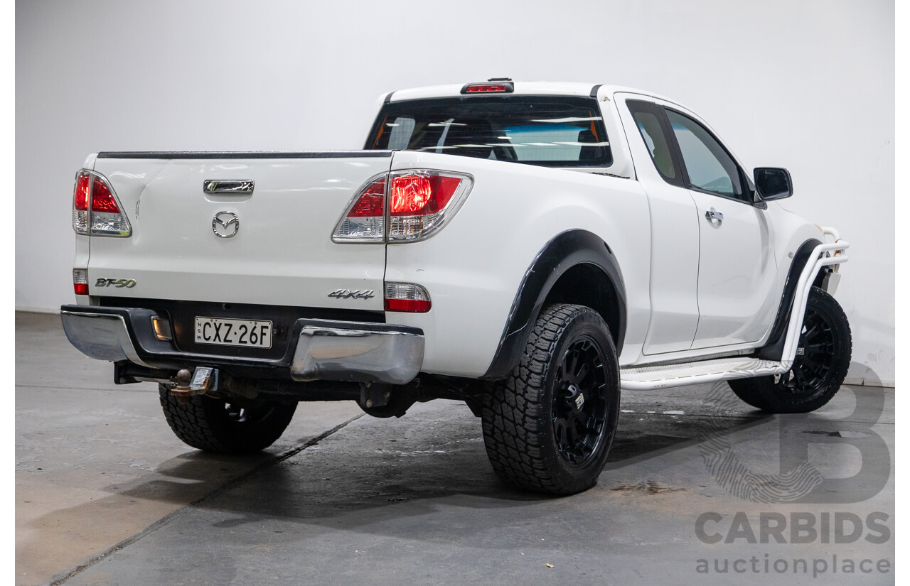 3/2015 Mazda BT50 XTR (4x4) MY15 Freestyle Utility White Turbo Diesel 3.2L