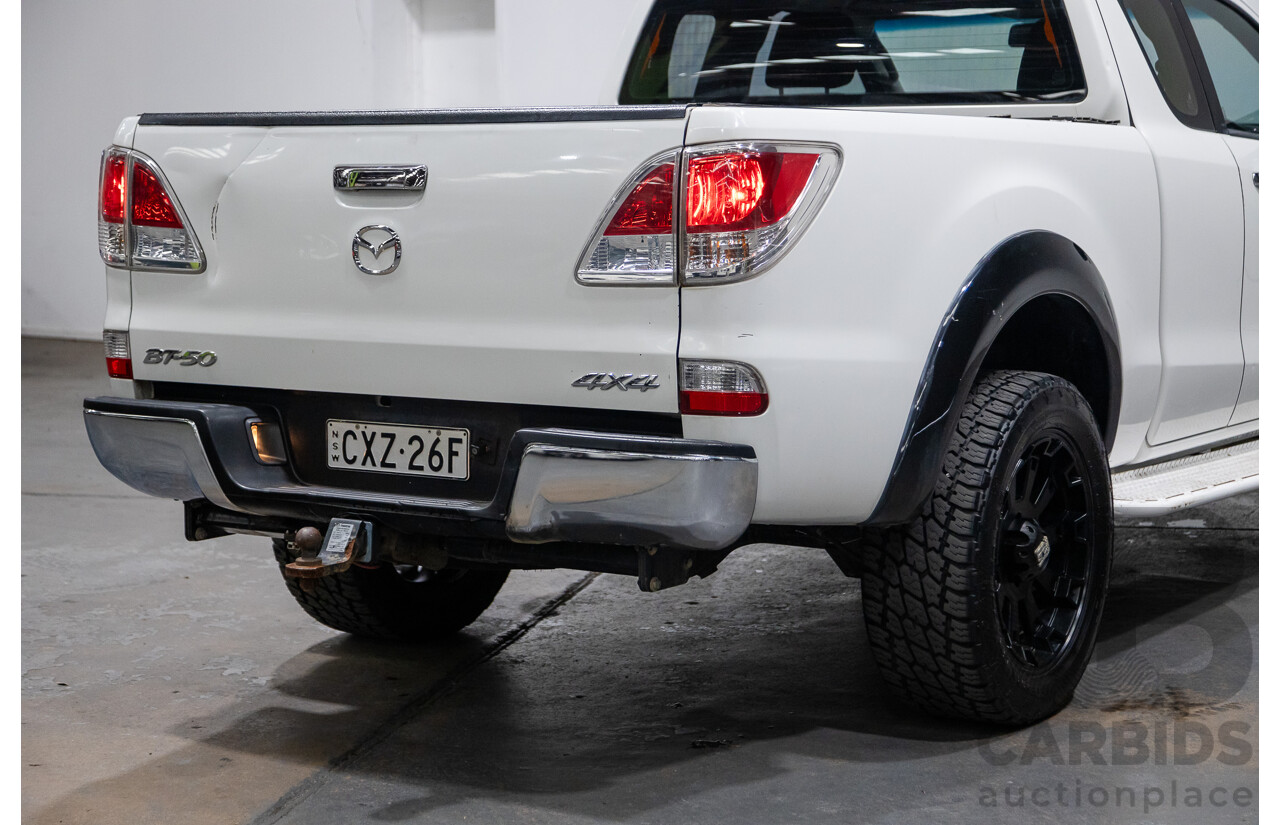3/2015 Mazda BT50 XTR (4x4) MY15 Freestyle Utility White Turbo Diesel 3.2L