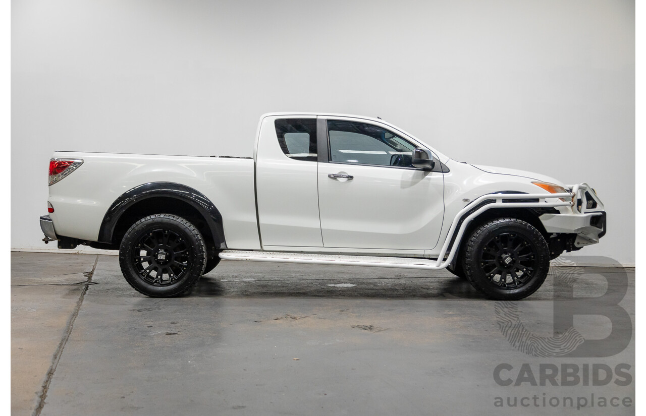 3/2015 Mazda BT50 XTR (4x4) MY15 Freestyle Utility White Turbo Diesel 3.2L