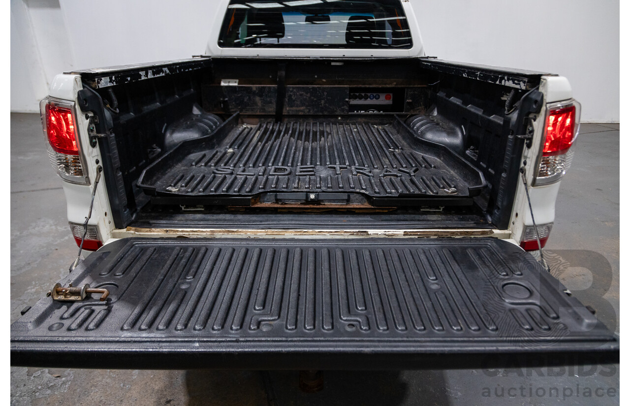 3/2015 Mazda BT50 XTR (4x4) MY15 Freestyle Utility White Turbo Diesel 3.2L