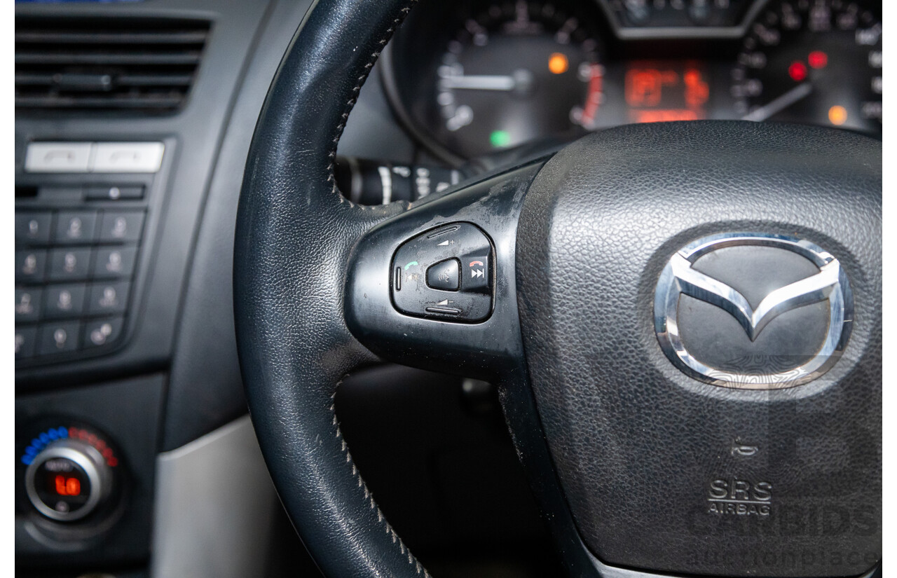 3/2015 Mazda BT50 XTR (4x4) MY15 Freestyle Utility White Turbo Diesel 3.2L