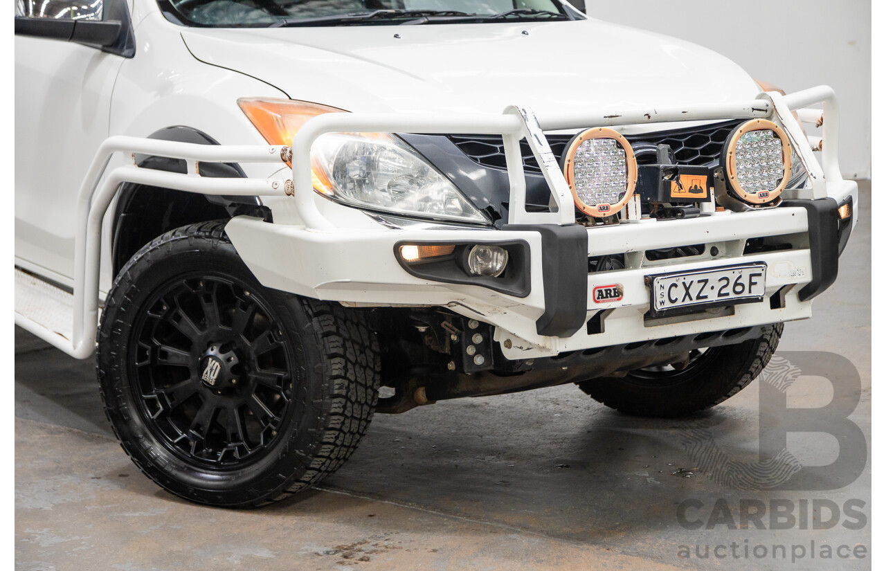 3/2015 Mazda BT50 XTR (4x4) MY15 Freestyle Utility White Turbo Diesel 3.2L