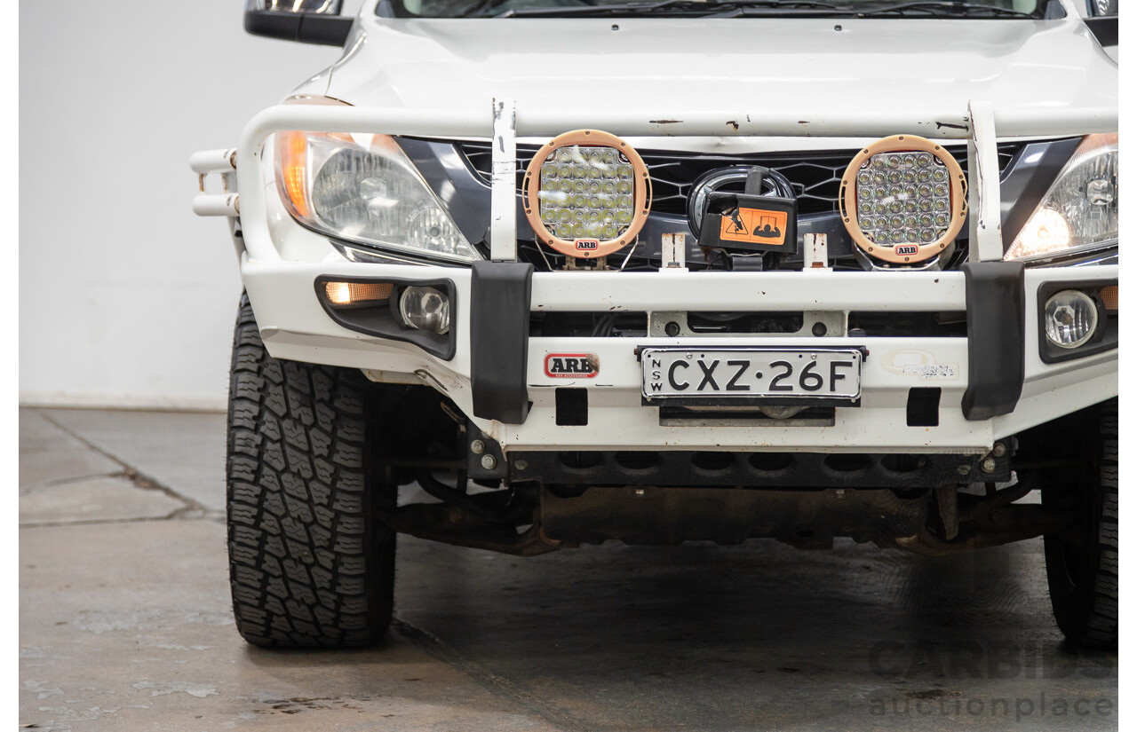 3/2015 Mazda BT50 XTR (4x4) MY15 Freestyle Utility White Turbo Diesel 3.2L