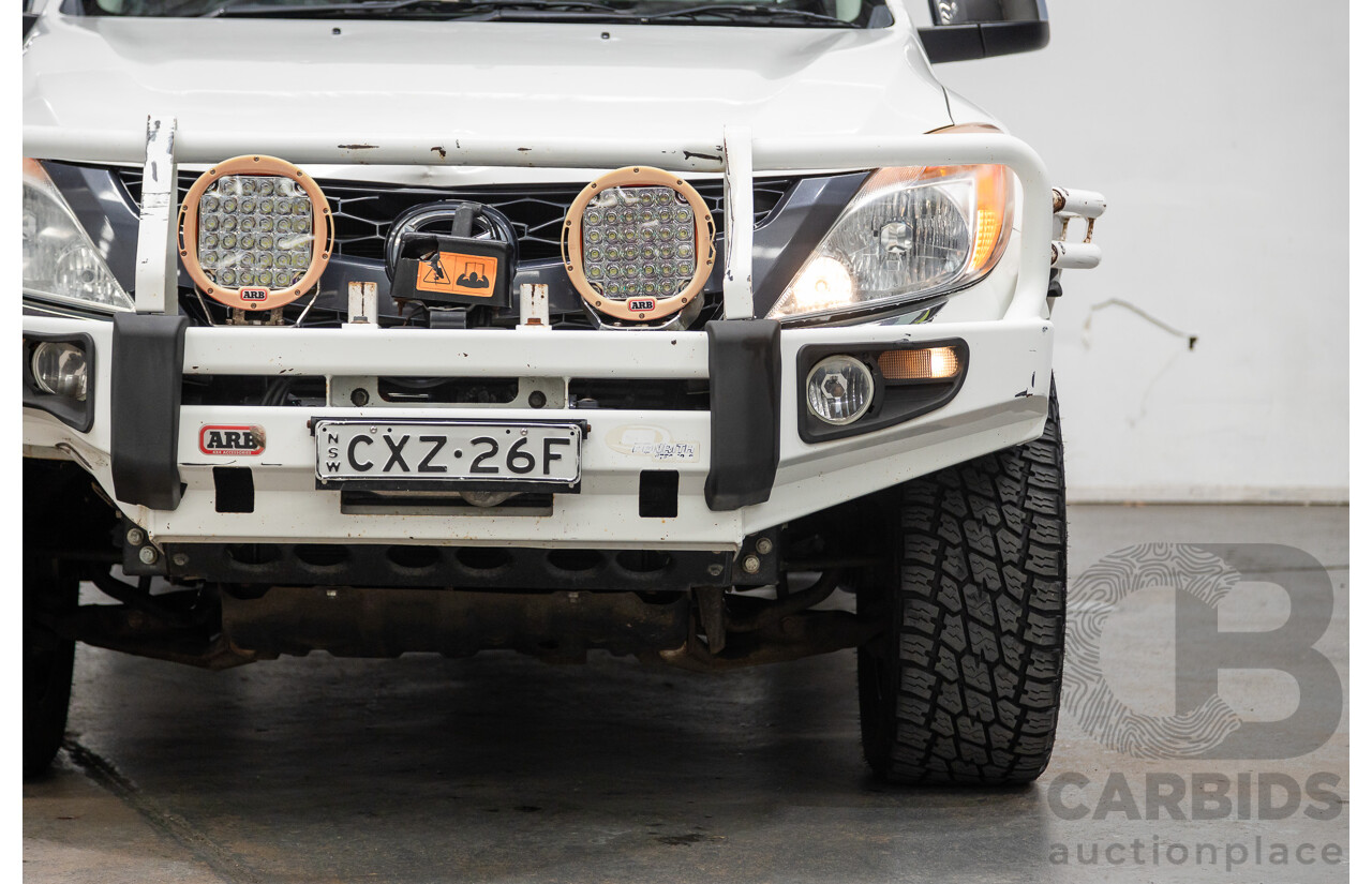 3/2015 Mazda BT50 XTR (4x4) MY15 Freestyle Utility White Turbo Diesel 3.2L