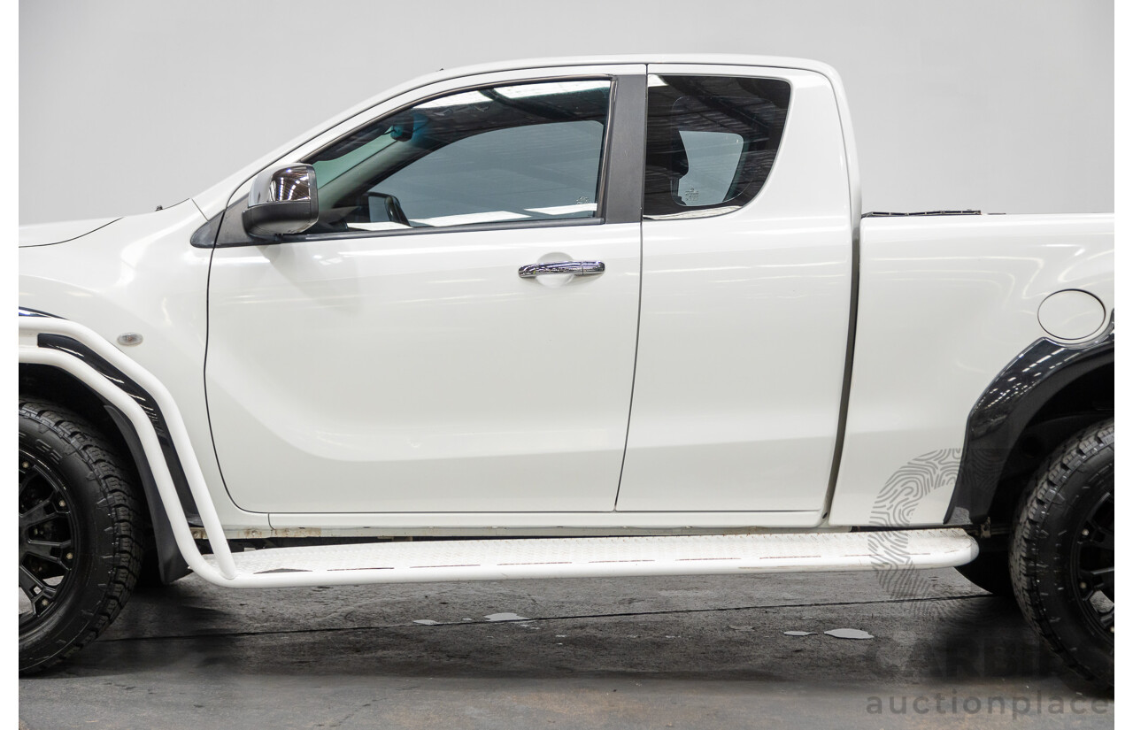 3/2015 Mazda BT50 XTR (4x4) MY15 Freestyle Utility White Turbo Diesel 3.2L