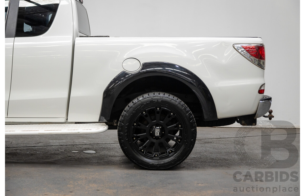 3/2015 Mazda BT50 XTR (4x4) MY15 Freestyle Utility White Turbo Diesel 3.2L