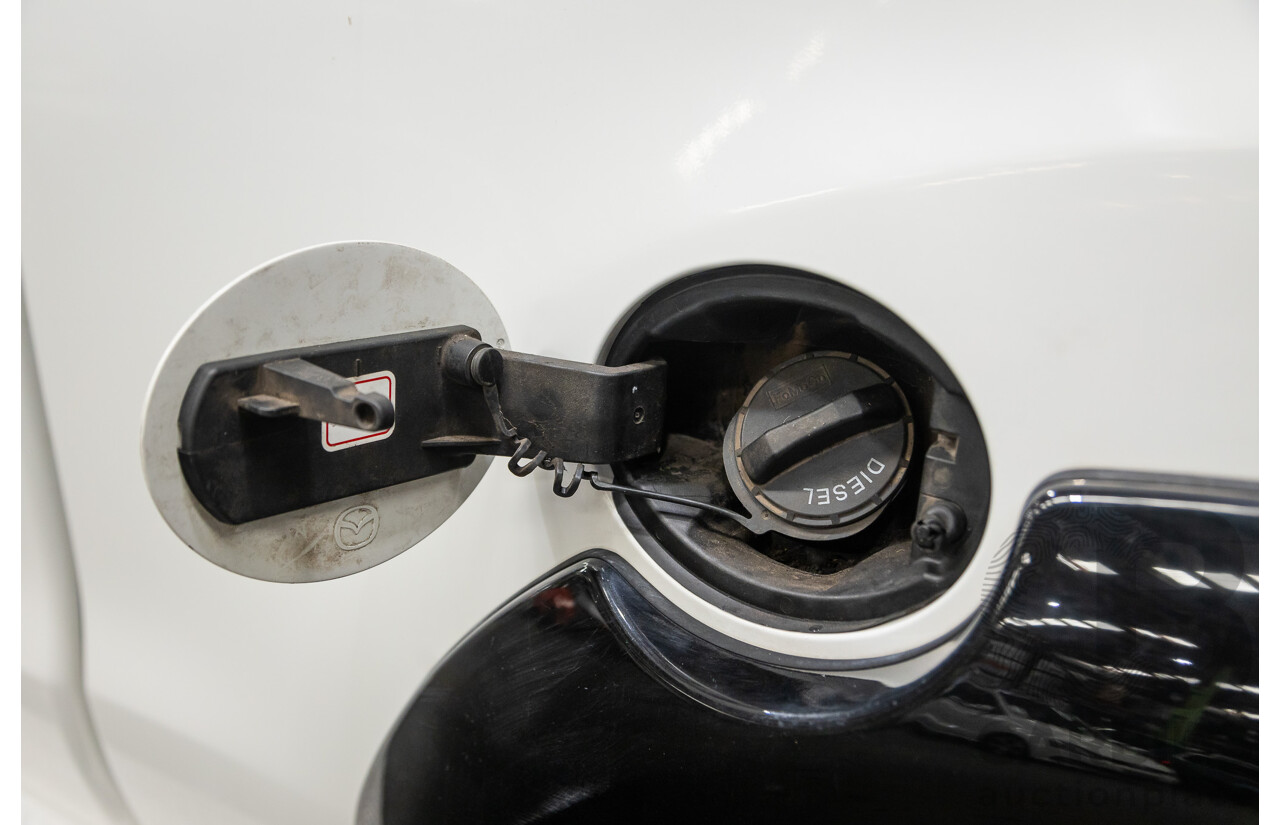 3/2015 Mazda BT50 XTR (4x4) MY15 Freestyle Utility White Turbo Diesel 3.2L