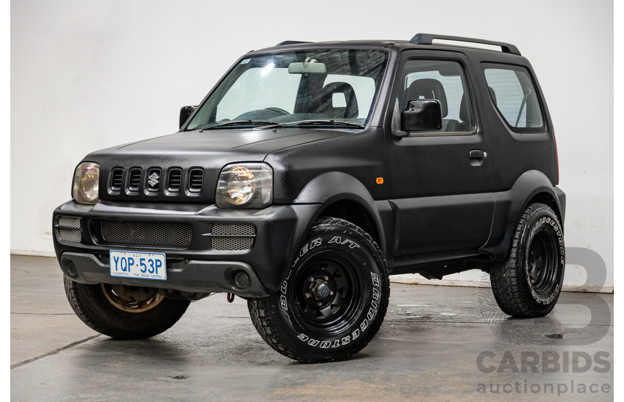 02/2009 Suzuki Jimny Sierra (4x4) 2d Wagon Raptor Coat Black 1.5L