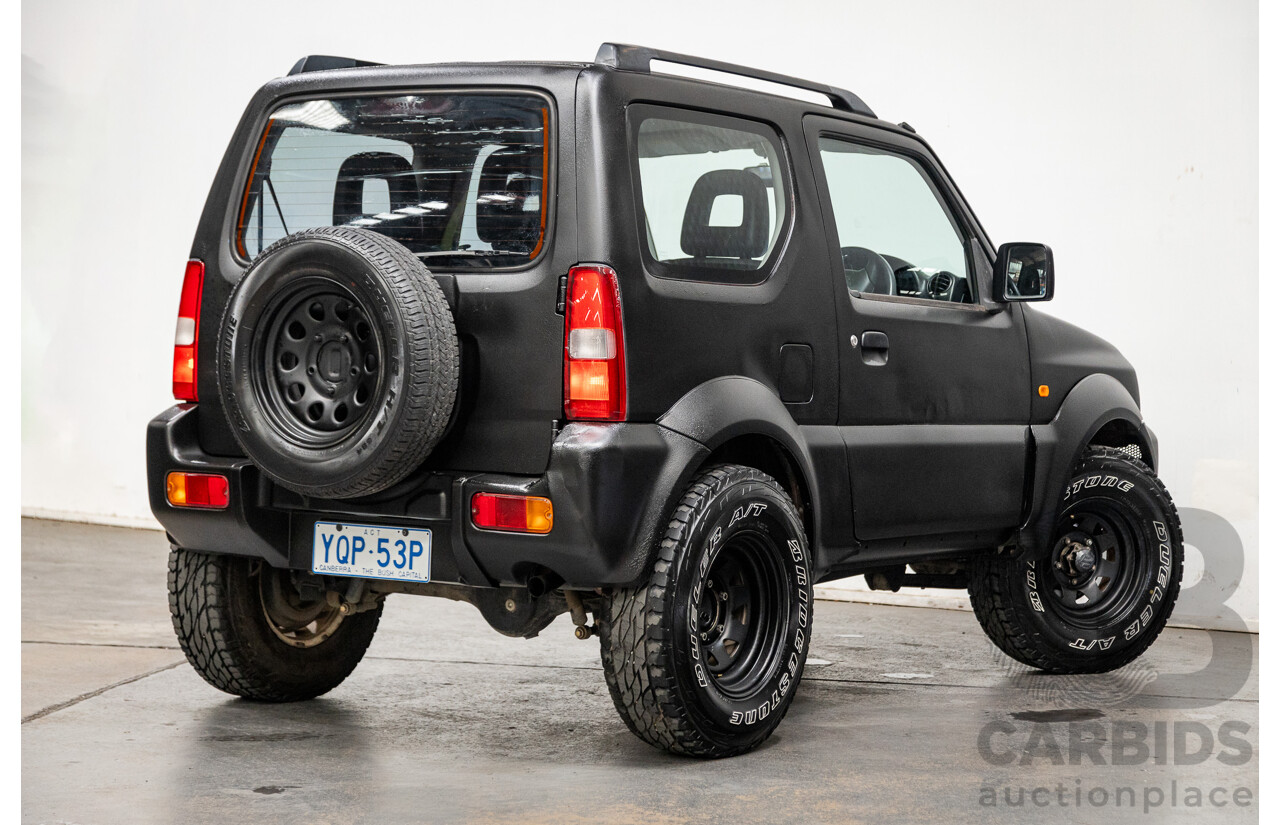 02/2009 Suzuki Jimny Sierra (4x4) 2d Wagon Raptor Coat Black 1.5L