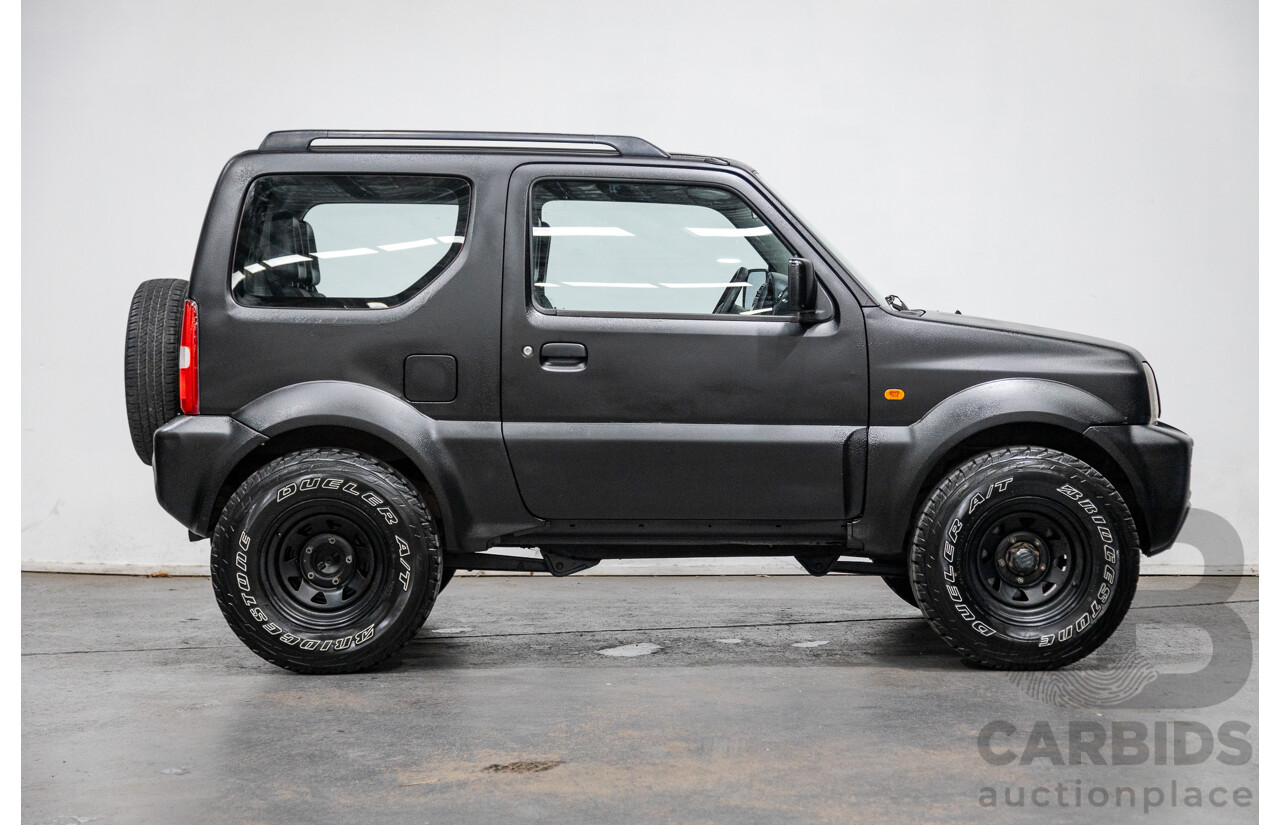 02/2009 Suzuki Jimny Sierra (4x4) 2d Wagon Raptor Coat Black 1.5L