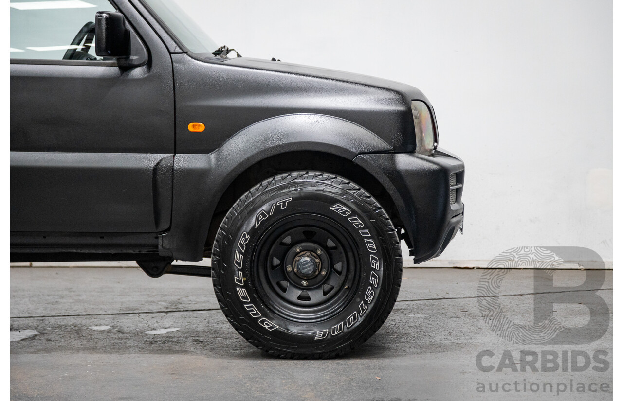 02/2009 Suzuki Jimny Sierra (4x4) 2d Wagon Raptor Coat Black 1.5L