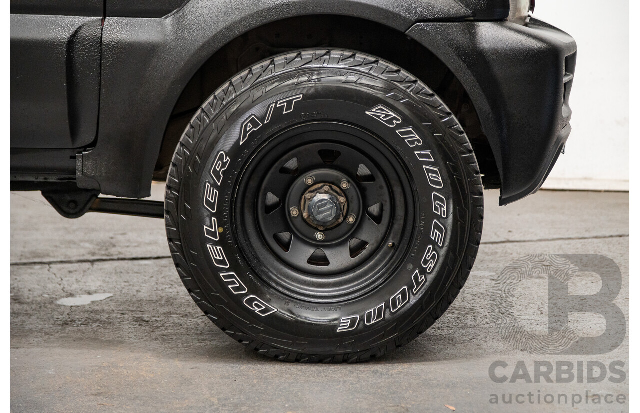 02/2009 Suzuki Jimny Sierra (4x4) 2d Wagon Raptor Coat Black 1.5L