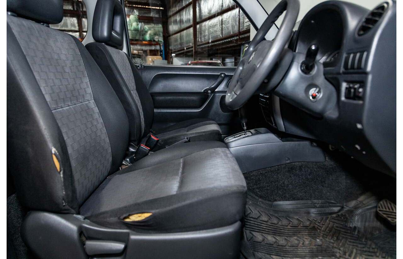 02/2009 Suzuki Jimny Sierra (4x4) 2d Wagon Raptor Coat Black 1.5L