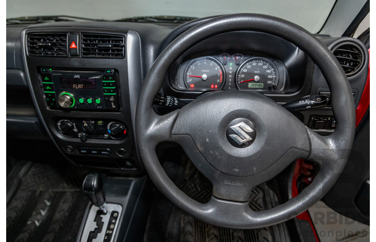 02/2009 Suzuki Jimny Sierra (4x4) 2d Wagon Raptor Coat Black 1.5L