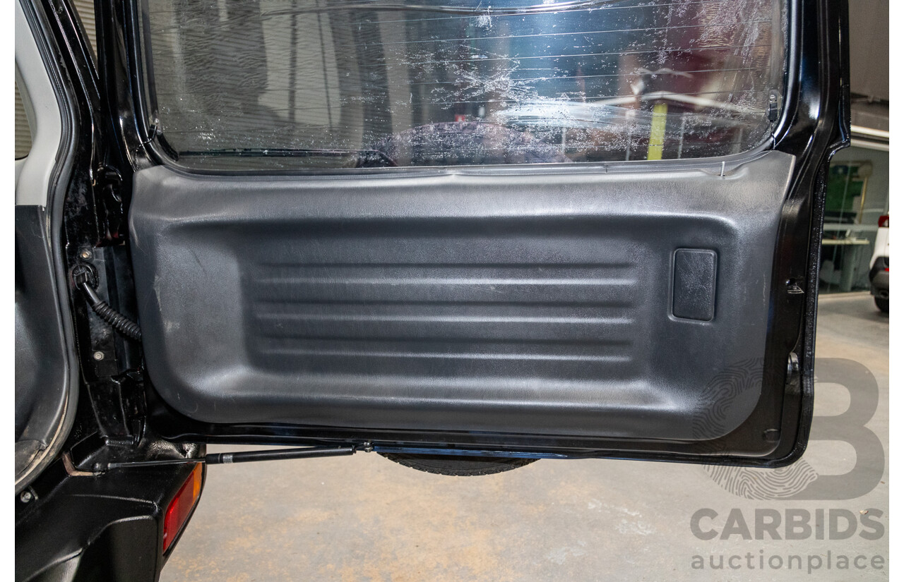02/2009 Suzuki Jimny Sierra (4x4) 2d Wagon Raptor Coat Black 1.5L