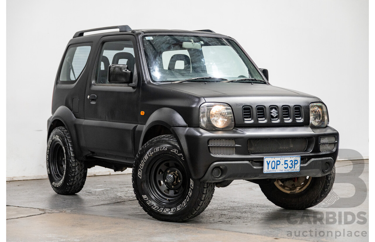 02/2009 Suzuki Jimny Sierra (4x4) 2d Wagon Raptor Coat Black 1.5L