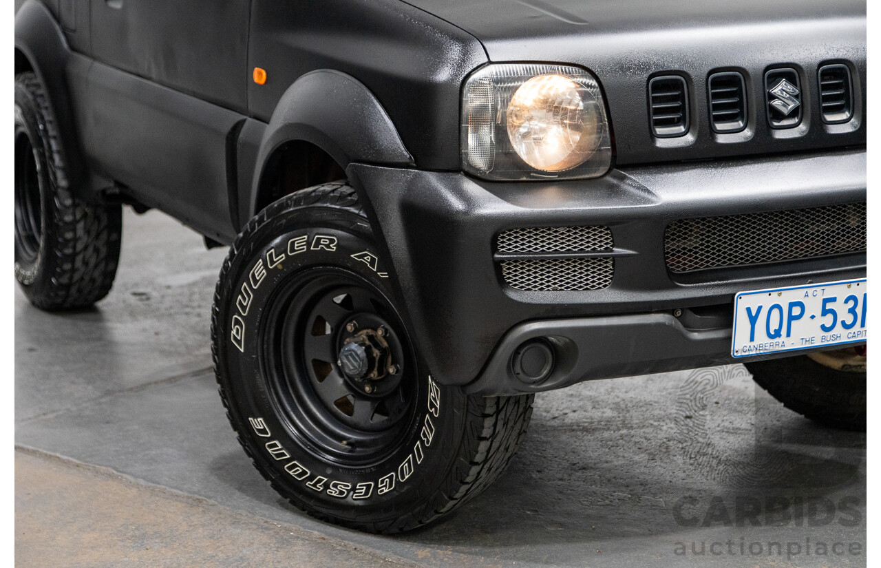 02/2009 Suzuki Jimny Sierra (4x4) 2d Wagon Raptor Coat Black 1.5L