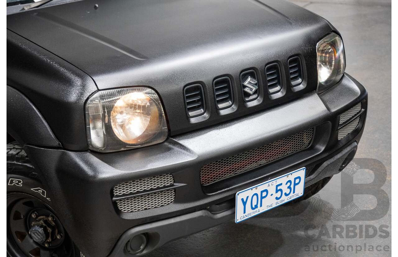 02/2009 Suzuki Jimny Sierra (4x4) 2d Wagon Raptor Coat Black 1.5L