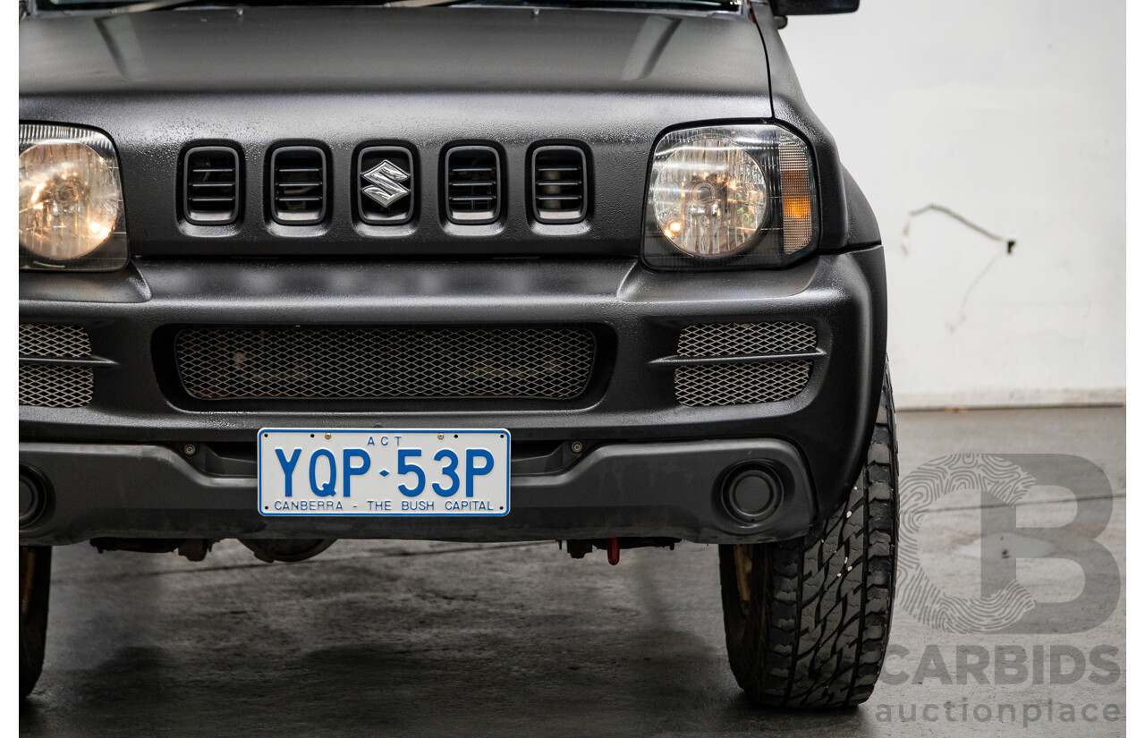 02/2009 Suzuki Jimny Sierra (4x4) 2d Wagon Raptor Coat Black 1.5L