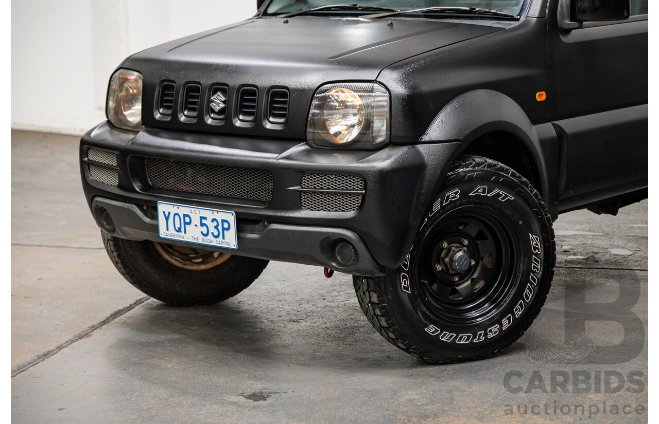 02/2009 Suzuki Jimny Sierra (4x4) 2d Wagon Raptor Coat Black 1.5L