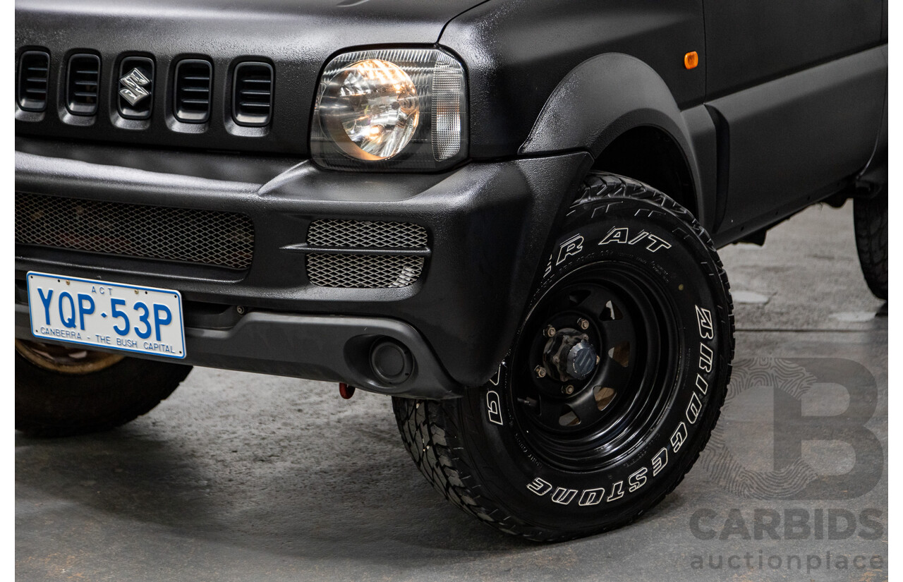 02/2009 Suzuki Jimny Sierra (4x4) 2d Wagon Raptor Coat Black 1.5L