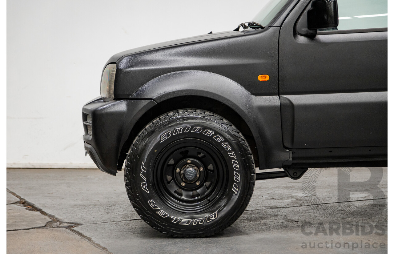 02/2009 Suzuki Jimny Sierra (4x4) 2d Wagon Raptor Coat Black 1.5L