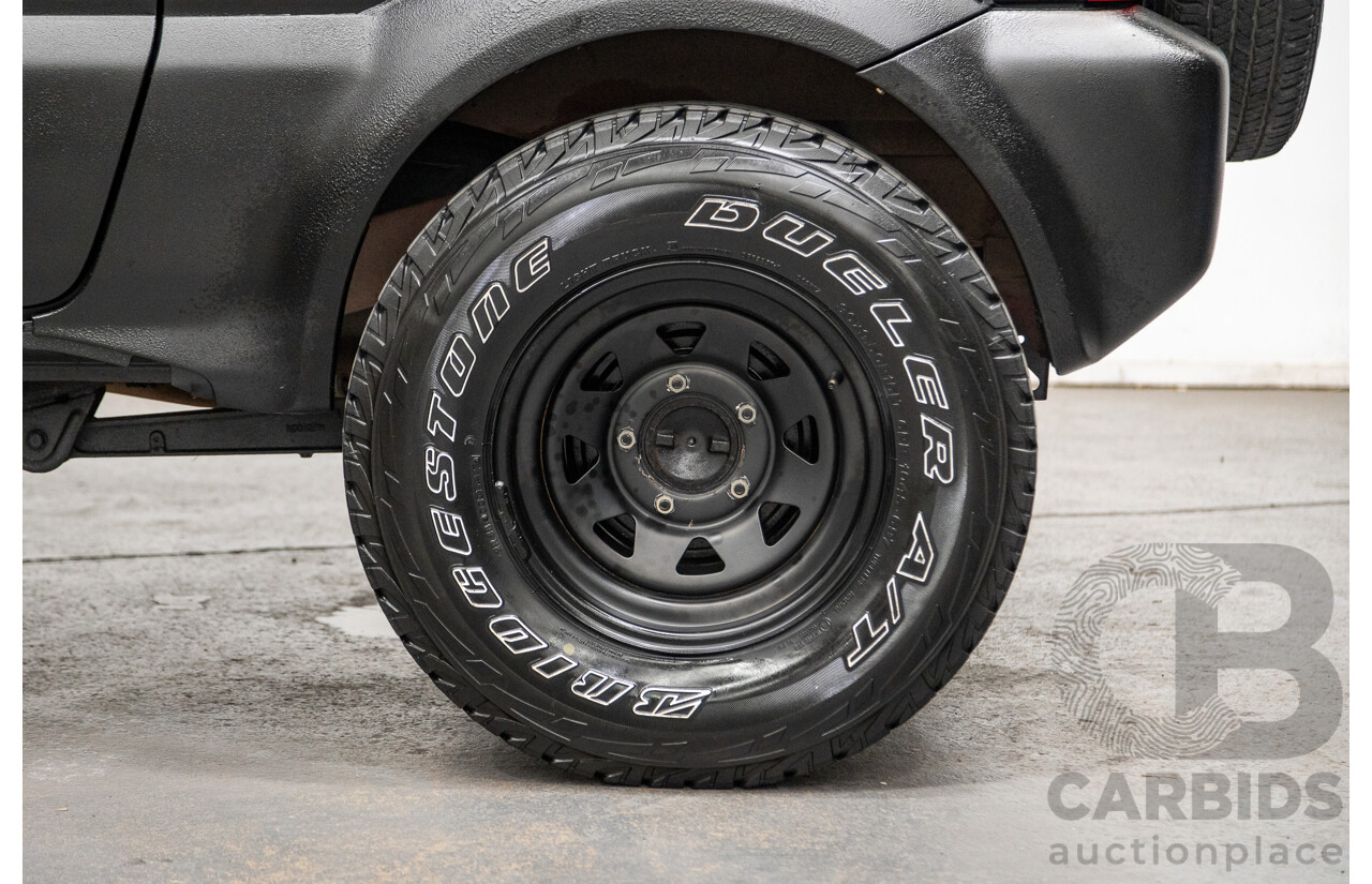 02/2009 Suzuki Jimny Sierra (4x4) 2d Wagon Raptor Coat Black 1.5L