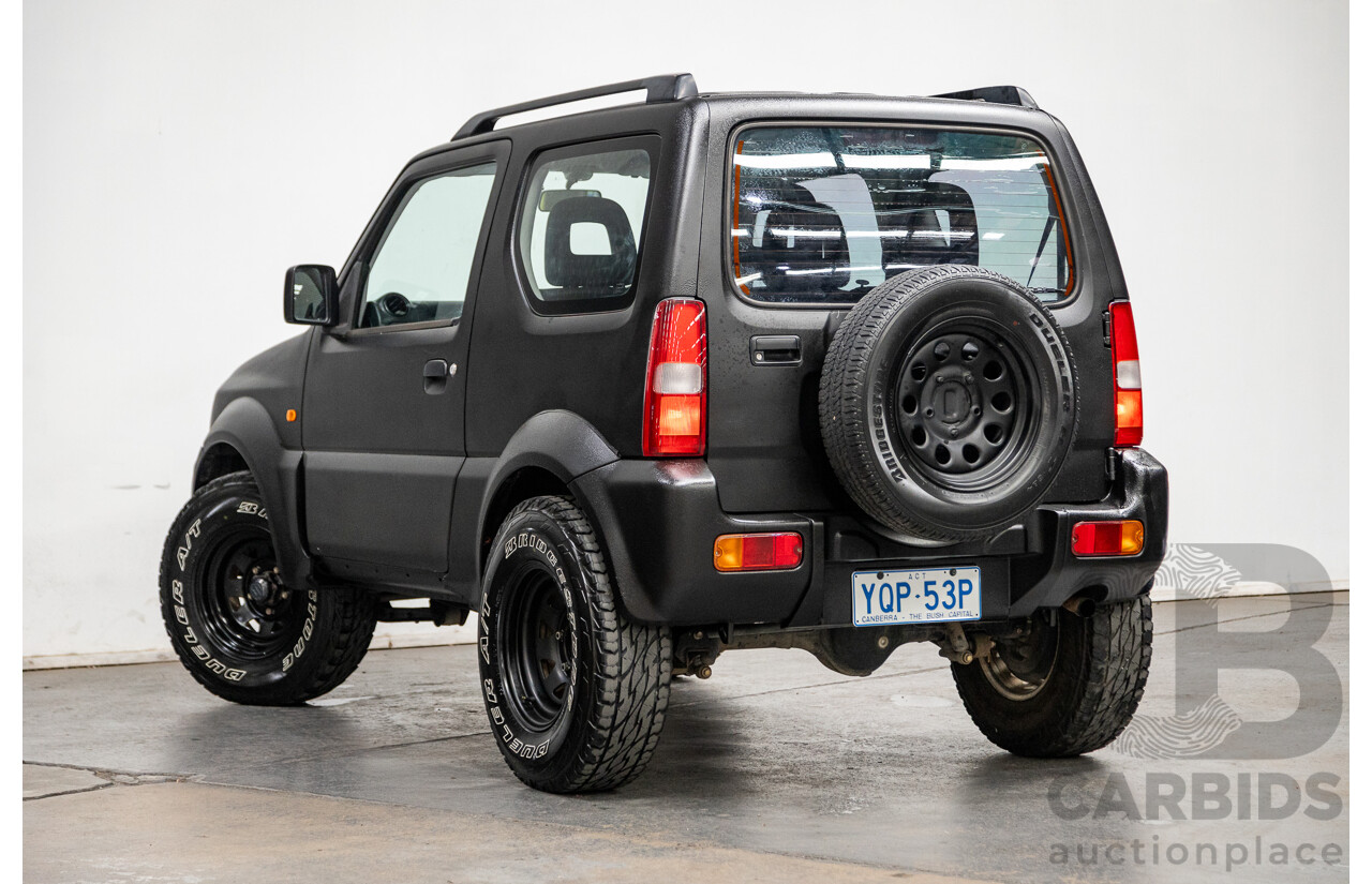 02/2009 Suzuki Jimny Sierra (4x4) 2d Wagon Raptor Coat Black 1.5L
