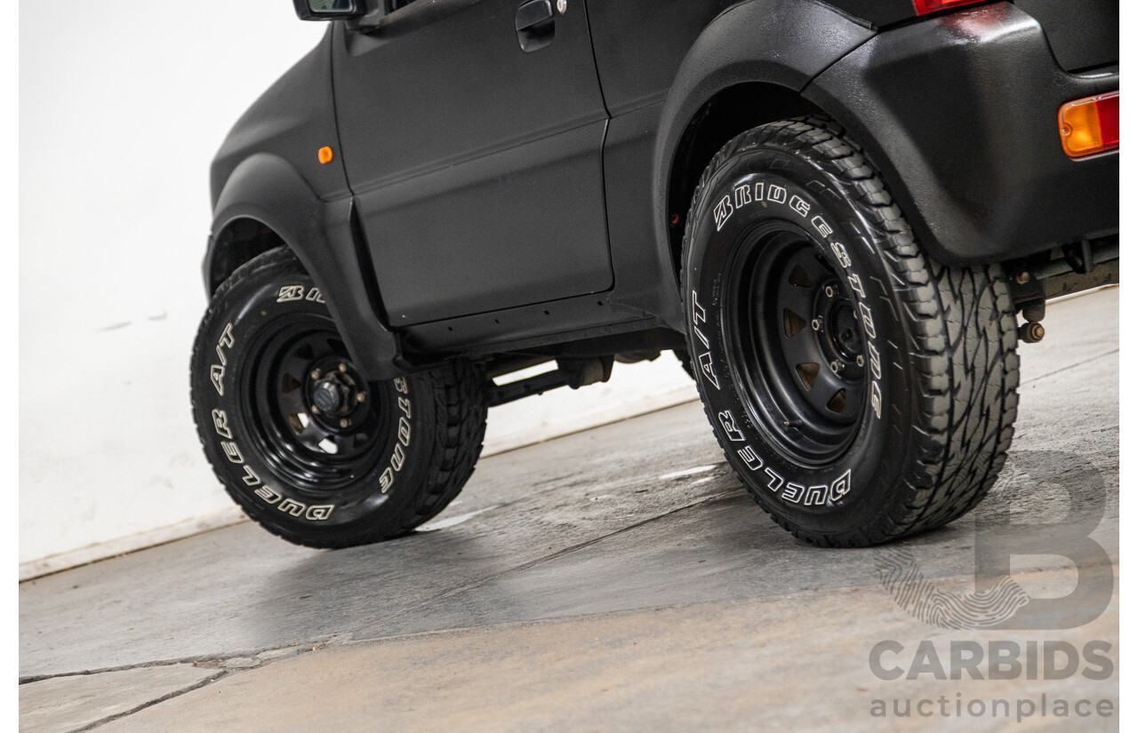 02/2009 Suzuki Jimny Sierra (4x4) 2d Wagon Raptor Coat Black 1.5L