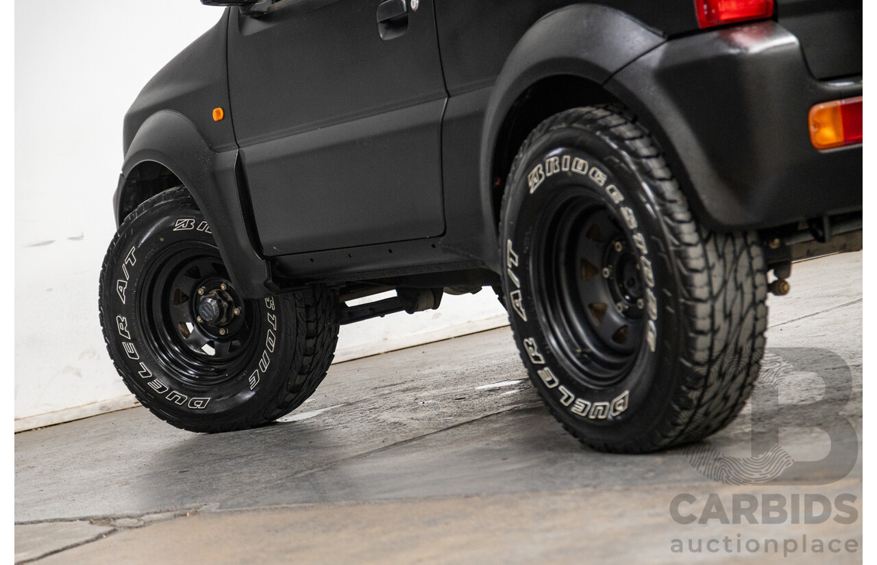 02/2009 Suzuki Jimny Sierra (4x4) 2d Wagon Raptor Coat Black 1.5L