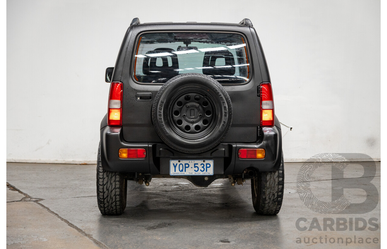 02/2009 Suzuki Jimny Sierra (4x4) 2d Wagon Raptor Coat Black 1.5L