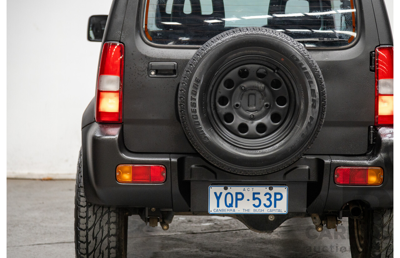 02/2009 Suzuki Jimny Sierra (4x4) 2d Wagon Raptor Coat Black 1.5L