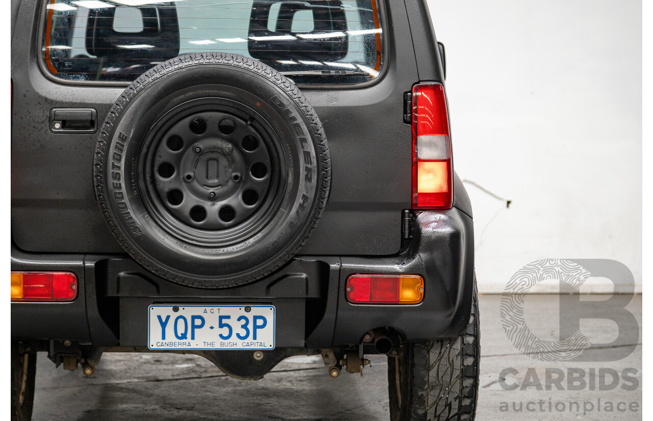 02/2009 Suzuki Jimny Sierra (4x4) 2d Wagon Raptor Coat Black 1.5L