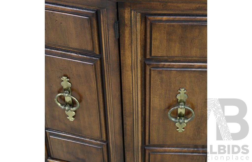 Small Timber Hall Cabinet