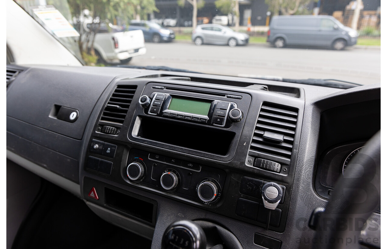 5/2011 Volkswagen Transporter 103 TDI SWB MED T5 MY11 Van Candy White Turbo Diesel 2.0L