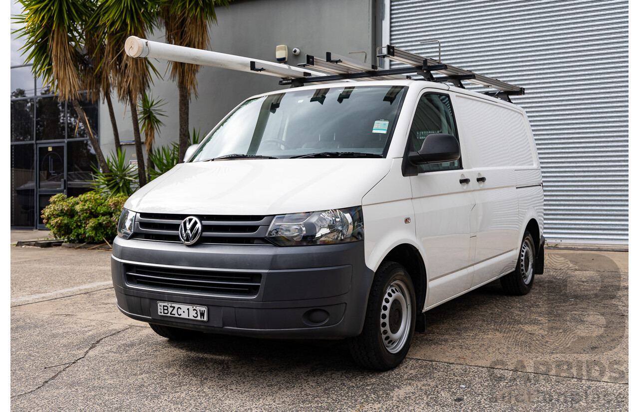 5/2011 Volkswagen Transporter 103 TDI SWB MED T5 MY11 Van Candy White Turbo Diesel 2.0L