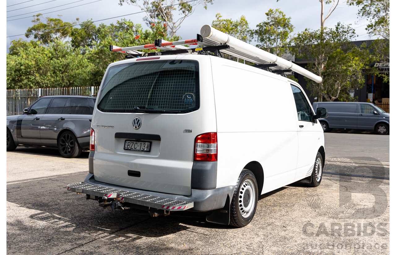 5/2011 Volkswagen Transporter 103 TDI SWB MED T5 MY11 Van Candy White Turbo Diesel 2.0L