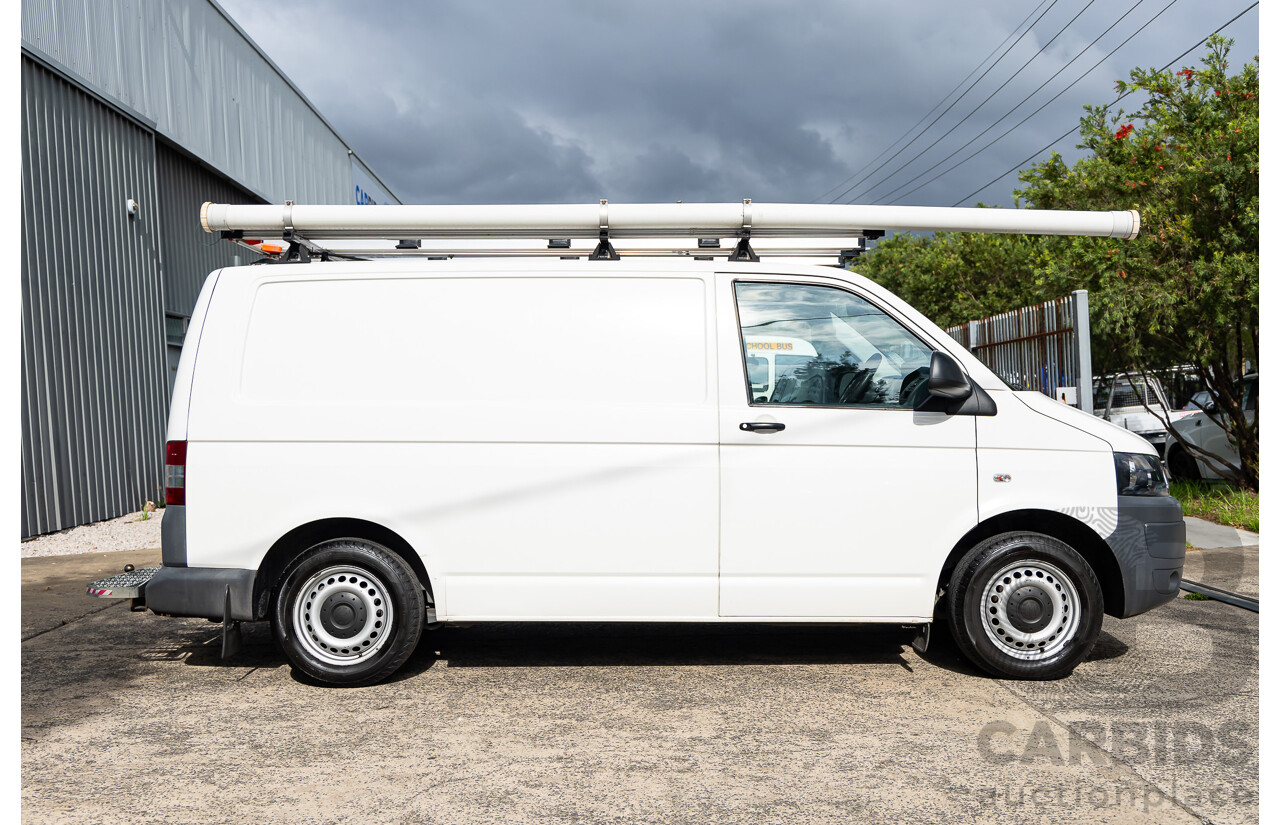 5/2011 Volkswagen Transporter 103 TDI SWB MED T5 MY11 Van Candy White Turbo Diesel 2.0L
