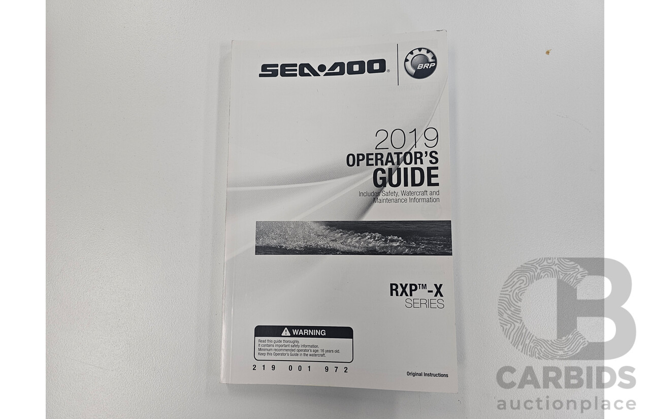 2019 Sea-Doo RXP-X 300 RS with Trailer - Supercharged 300HP