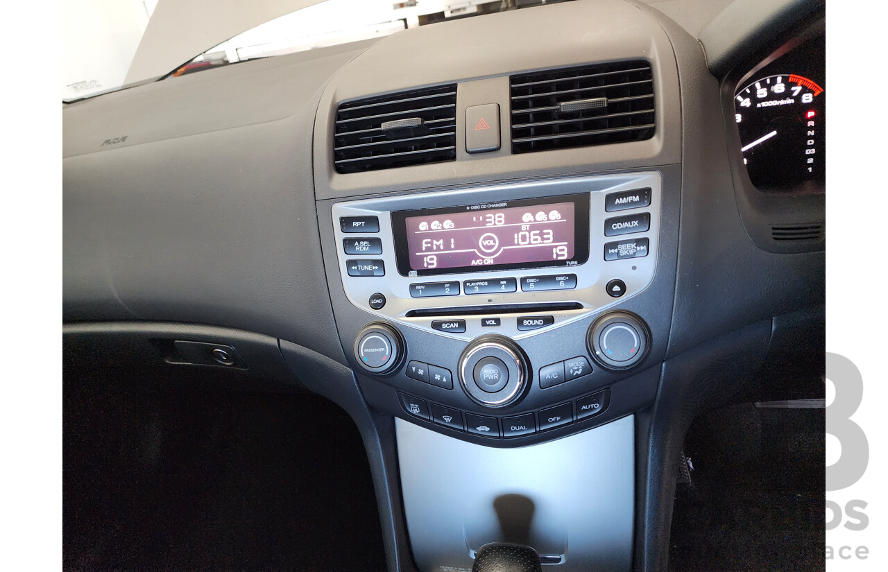 01/2007 Honda Accord VTi SPECIAL EDITION FWD 40 MY06 UPGRADE 4D Sedan Silver 2.4L