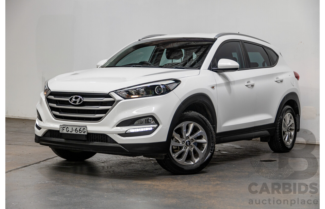 04/2017 Hyundai Tucson ACTIVE (FWD) FWD TL2 MY18 4D Wagon Pure White 2.0L